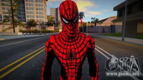Spiderman Web Of Shadows - Red Crystal Suit para GTA San Andreas