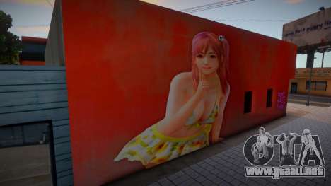 Honoka Mural para GTA San Andreas