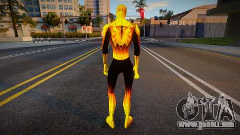 Spiderman Web Of Shadows - Fire Suit para GTA San Andreas