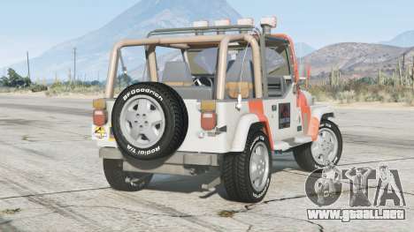 Jeep Wrangler Jurassic Park (YJ)〡add-on v0.3