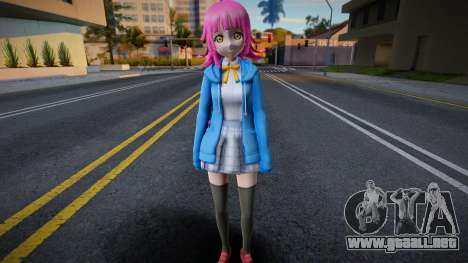 Love Live skin 16 para GTA San Andreas