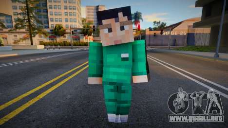 Minecraft Squid Game - Player 456 para GTA San Andreas