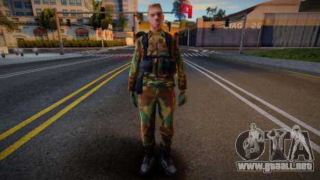 Blonde Army Soldier (Low-Poly) para GTA San Andreas