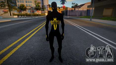 Spiderman Web Of Shadows - Black Gold Suit para GTA San Andreas