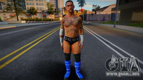 CM Punk blue suit para GTA San Andreas