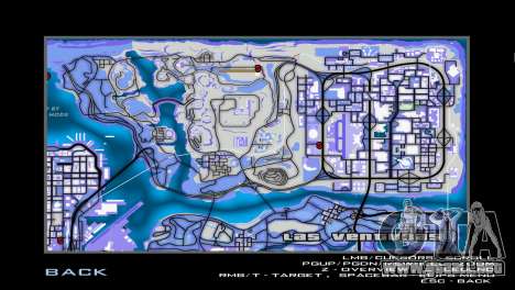 Blue map para GTA San Andreas