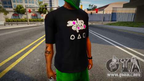 Squid Game T-Shirt para GTA San Andreas