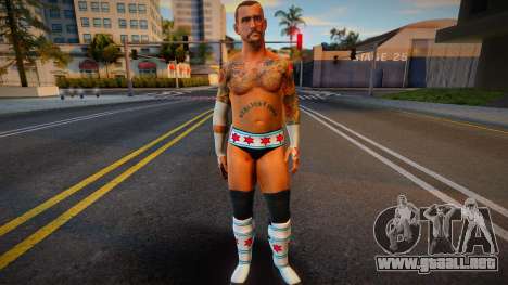 Cm Punk WWE13 para GTA San Andreas