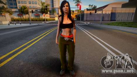 Gangsta girl skin para GTA San Andreas