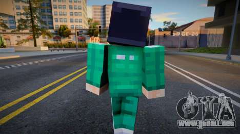 Minecraft Squid Game - Player 456 para GTA San Andreas