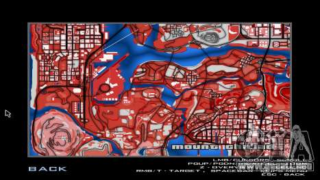 Red map para GTA San Andreas