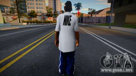 White Nike T-Shirt HD para GTA San Andreas