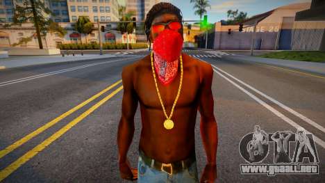 Ugly rastablood HD para GTA San Andreas