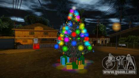 Árbol de Navidad en Grove Street para GTA San Andreas
