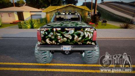 Monster-B Flower Paint Job para GTA San Andreas