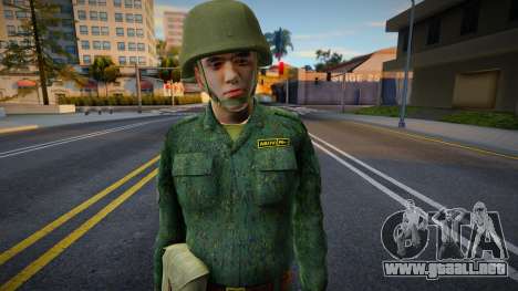 Soldado con casco 6B27 para GTA San Andreas