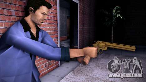 Colt Python Golden Skull For VC para GTA Vice City