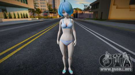 Neptunia Virtual Stars - Kili Swimsuit para GTA San Andreas