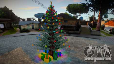 Árbol de Navidad en Grove Street para GTA San Andreas