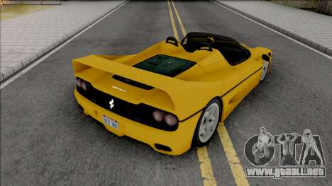 Ferrari F50 Spider 1995 para GTA San Andreas
