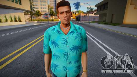 New Face Texture Tommy (from GTAVC The Definitiv para GTA San Andreas