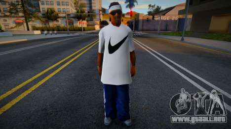 White Nike T-Shirt HD para GTA San Andreas