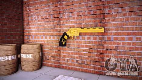 Colt Python Golden Skull For VC para GTA Vice City