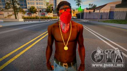 Ugly rastablood HD para GTA San Andreas