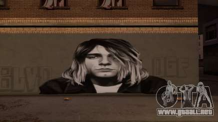 Kurt Cobain Mural para GTA San Andreas Definitive Edition