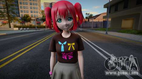 Love Live - Tshirt 39 para GTA San Andreas