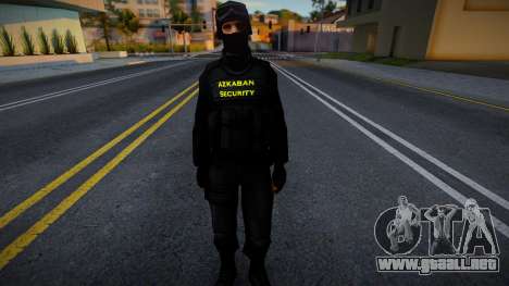 Azkaban Security Tactical Uniform 1 para GTA San Andreas