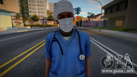 Médico con mascarilla para GTA San Andreas