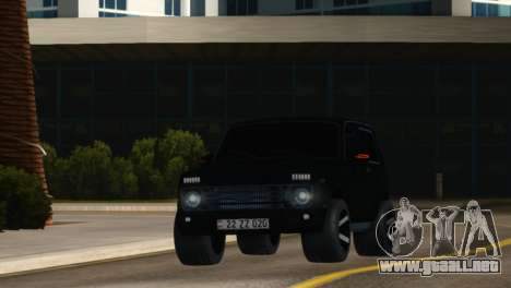 Niva Urban Black (22ZZ020) para GTA San Andreas