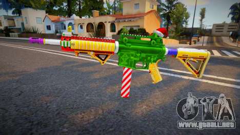 X-MAS Weapon - MP5 para GTA San Andreas