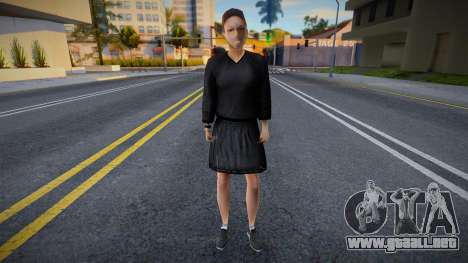 Chica con falda para GTA San Andreas