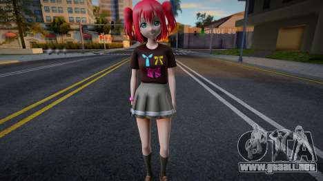 Love Live - Tshirt 39 para GTA San Andreas