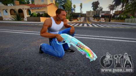 Rainbow weapon - shotgspa para GTA San Andreas