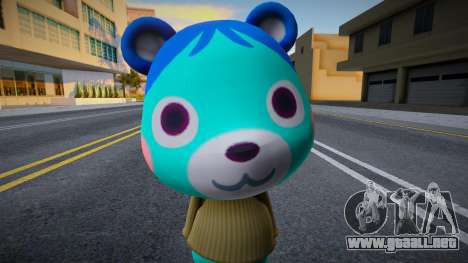 Animal Crossing - Blue Bear para GTA San Andreas