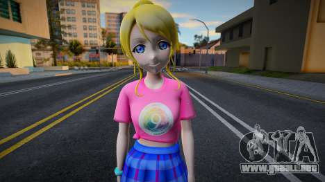 Love Live - Tshirt 157 para GTA San Andreas