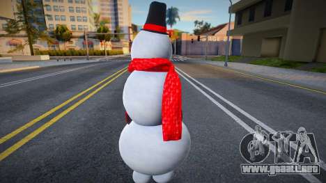 Muñeco de nieve v1 para GTA San Andreas