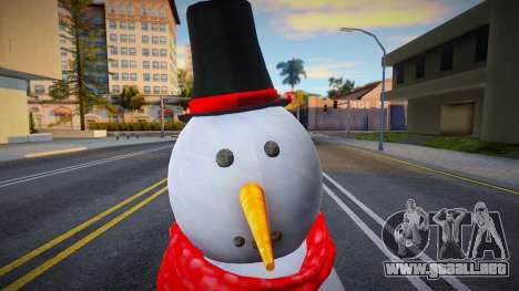 Muñeco de nieve v1 para GTA San Andreas