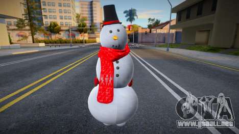 Muñeco de nieve v1 para GTA San Andreas