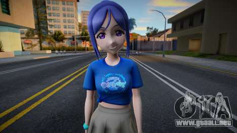 Love Live - Tshirt 6 para GTA San Andreas