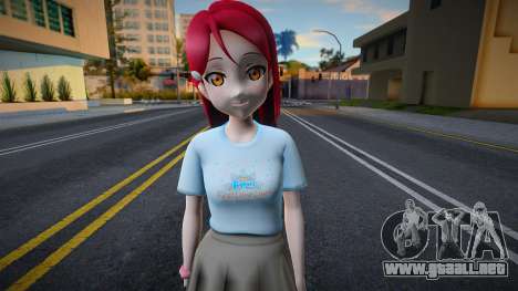 Love Live - Tshirt 84 para GTA San Andreas