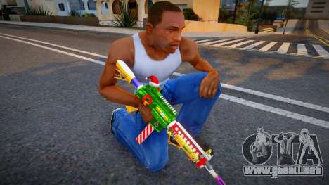 X-MAS Weapon - MP5 para GTA San Andreas