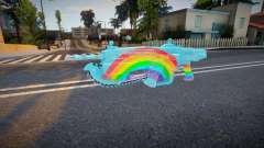 Rainbow weapon - M4 para GTA San Andreas