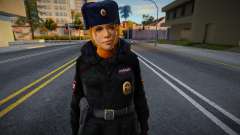 Chica con uniforme de policía para GTA San Andreas