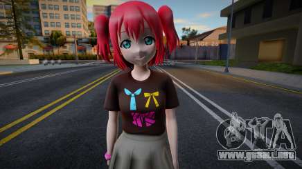 Love Live - Tshirt 39 para GTA San Andreas