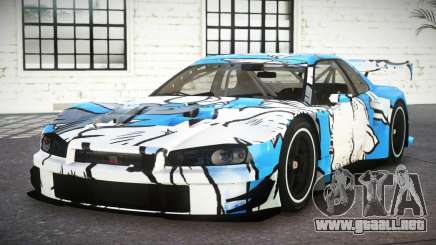 Nissan Skyline R34 JGTC S10 para GTA 4