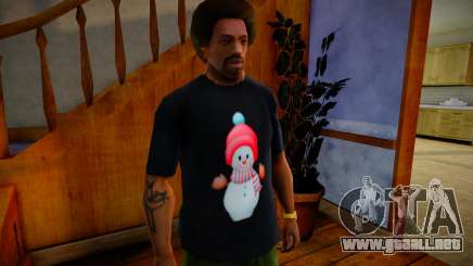 Snow Man T-Shirt para GTA San Andreas